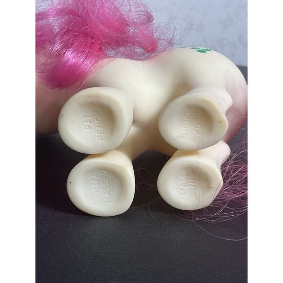 My Little Pony 1982 Vintage Collectible Toy With Pink Hair And Holly Design - Picture 7 of 7